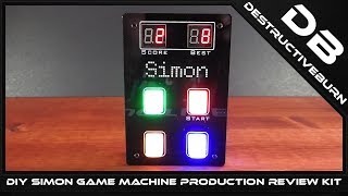 DIY Simon Game Machine Production Review Kit