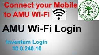 How to connect AMU Wifi in your smartphone screenshot 3