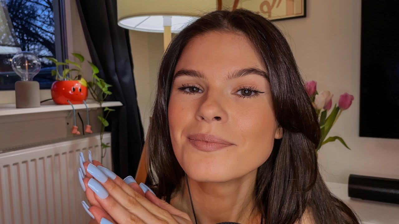 ASMR Svenska 💕 Relaxing make up & skin care *tingly sound assortment*