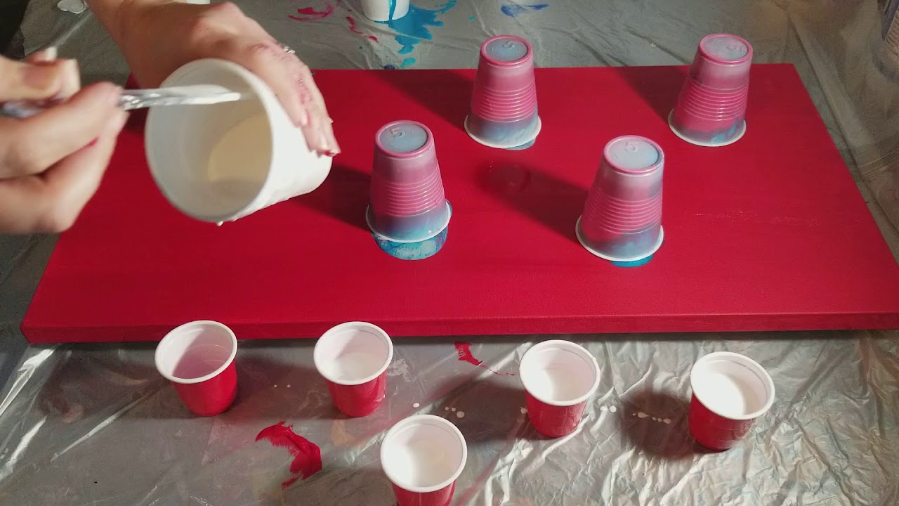 Acrylic Flip Cup with reverse negative space - YouTube