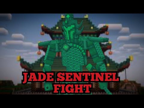 Minecraft Magic from The East: Jade Sentinel Fight ( 1.21.1 Mod ) - YouTube