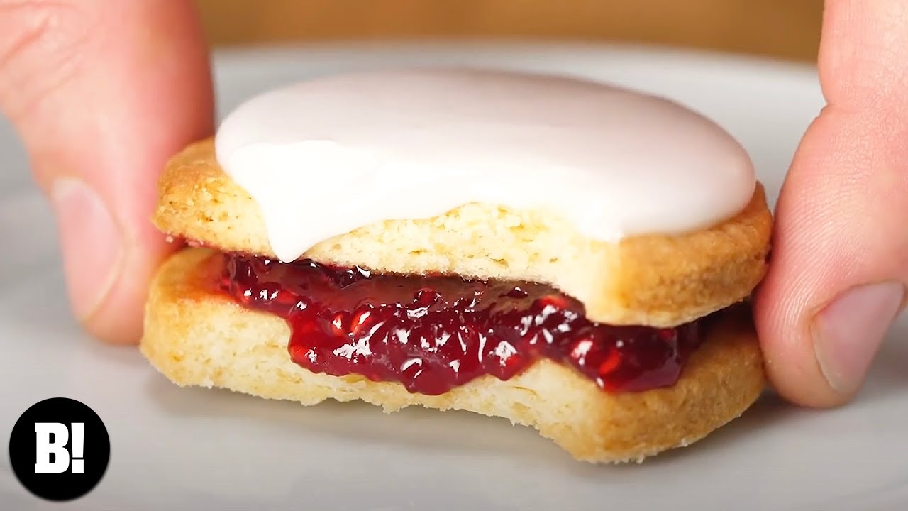 Classic Scottish Empire Biscuits (Vegan) YouTube