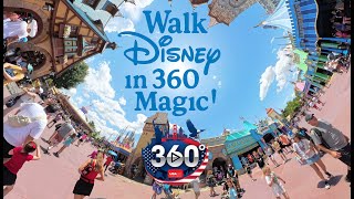 360° Walk Through Tomorrowland &amp; Fantasy Vibes  Disney World VR Experience