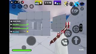 Using knife only