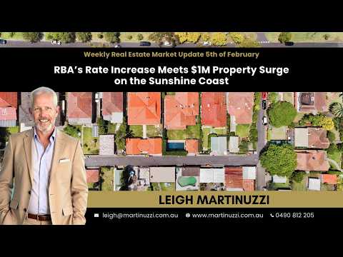 RBA hikes interest rates, 90 suburbs over $1M | Sunshine Coast Property Market