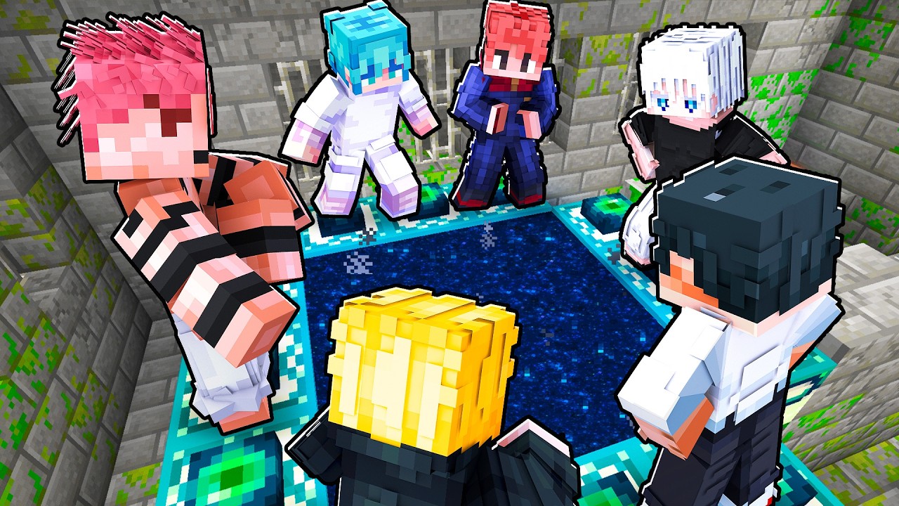 Jujutsu Kaisen Characters Beat Minecraft for Me