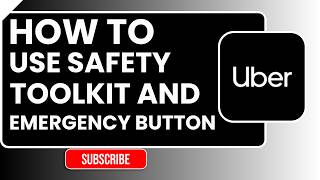 How to Use Uber Safety Toolkit &amp; Emergency Button (Stay Safe Guide)