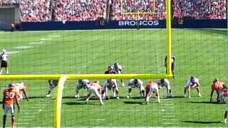 Information Payton Manning throwing a TD pass as a Broncos Guide