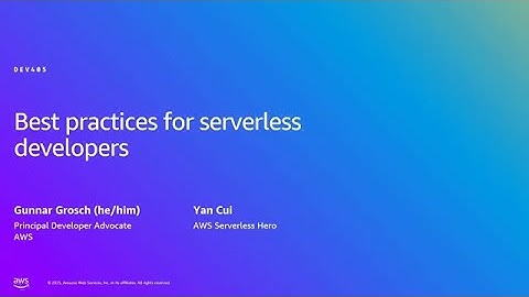 AWS Summit Amsterdam 2025 - Best practices for serverless developers