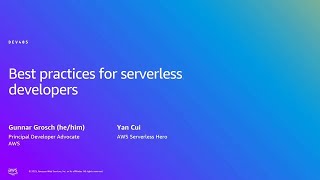 AWS Summit Amsterdam 2025 - Best practices for serverless developers