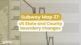 Subway Map 27: U.S. State and County boundary changes
