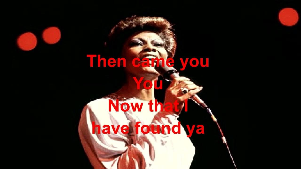 Then Came You Dionne Warwick and the Spinners Lyrics YouTube