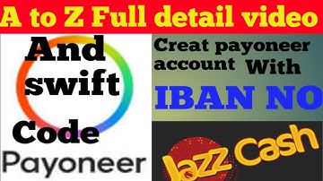 Payoneer Account Swift bic code IBAN Number In Pakistan | Payoneer Account in All Problems solve