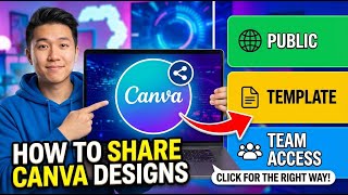 How to Share Canva Designs the Right Way 🔗 | Public, Template & Team Access Explained