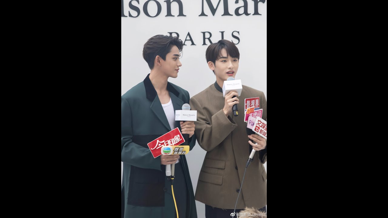 210609 Winwin & Lucas WayV 威神V - Maison Margiela - The Memory of ... Ephemeral Space - in Shanghai