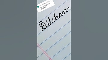Dilshan || Name Calligraphy #calligraphy #lettering #shorts #cursive #song #tamil