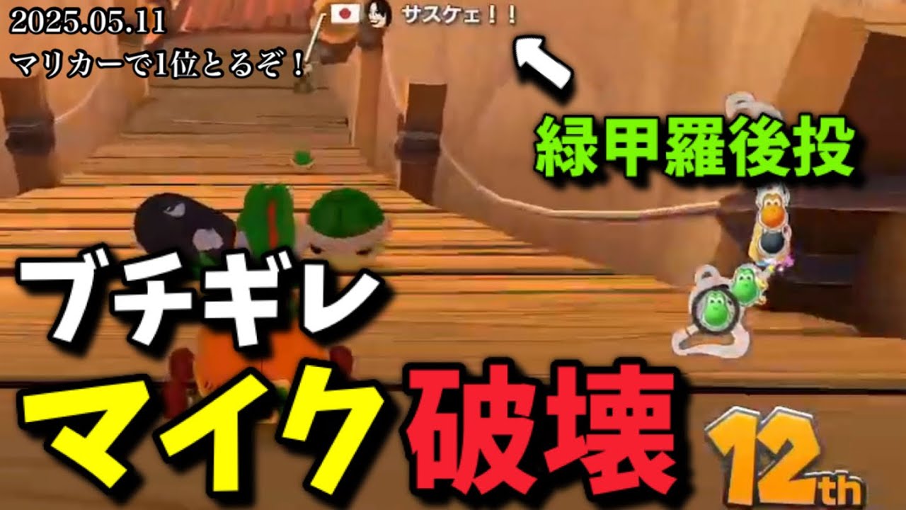 【2025.05.11】自分でマイクを破壊したにも関わらずマイクのせいで負けたと小学生並みの言い訳【作業用/しんじろー吉田/切り抜き/マリオメーカー2】