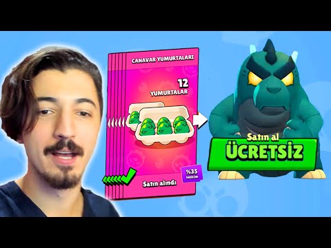 BEDAVA GODZİLLA BUZZ ÇIKARTTIM 😀 Brawl Stars