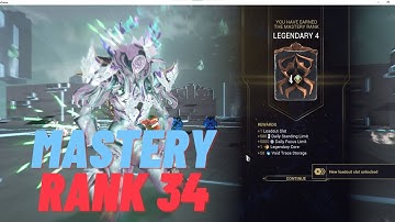 warframe mastery rank 34 test | MR 34 (Legendary 4) #warframelive