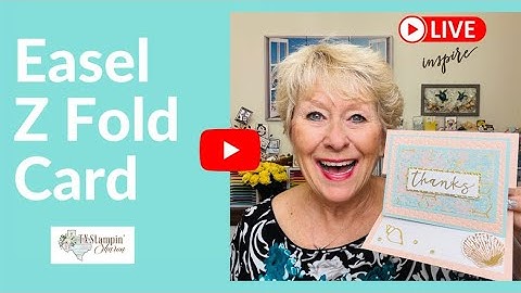 Z Fold Easel Card | Make an Easy Handmade Thank You Card