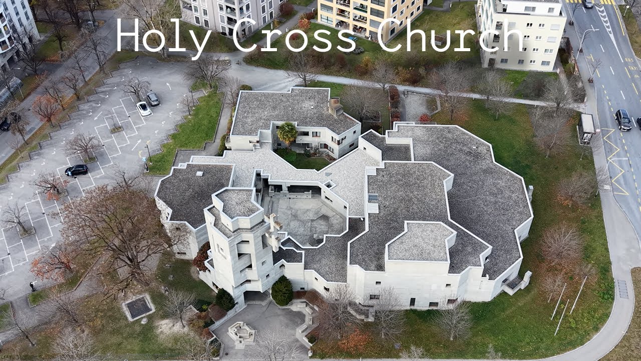 Holy Cross Church in Chur (Heiligkreuzkirche), a brutalist concrete church by Walter Maria Förderer