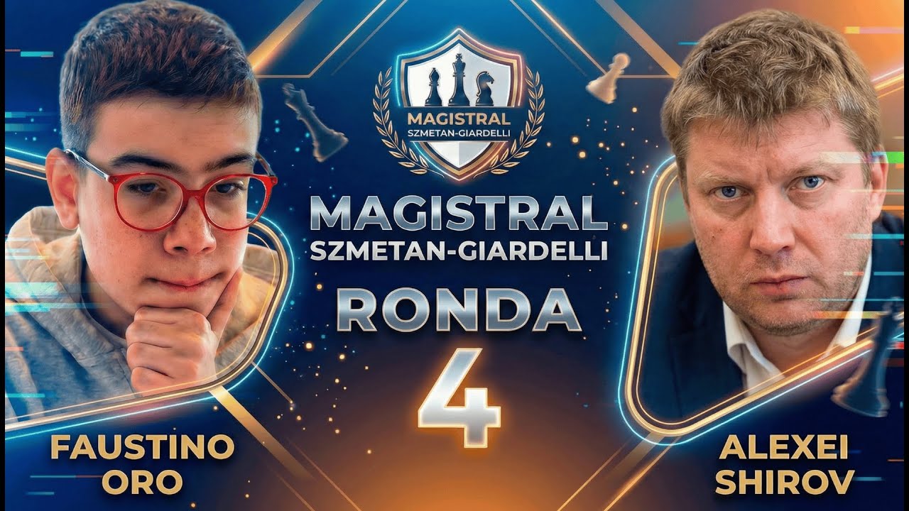 FAUSTINO ORO vs SHIROV | ROAD TO GM | Ronda 4