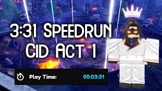 Anime Vanguards 3 31 Minutes Cid Raid Act 1 Speedrun