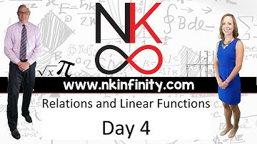 Unit 1 - Relations and Linear Functions - Day 4