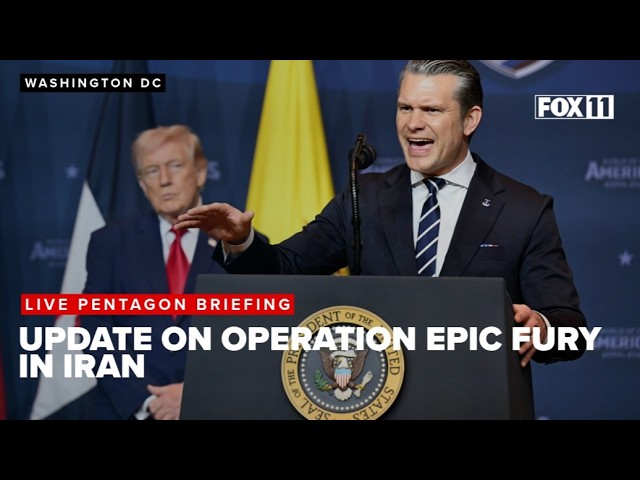 Defense Secretary Hegseth to brief media on Operation Epic Fury