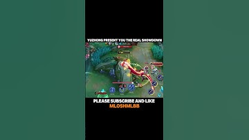 Yuzhong 1 v 2 Tutorial Against Chou Tutorial - YUZHONG GAMEPLAY-MLBB