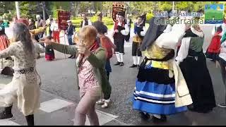 Banda de gaitas La Tarabica, Casa de Asturias de Guadarrama. Xota de Guadarrama.