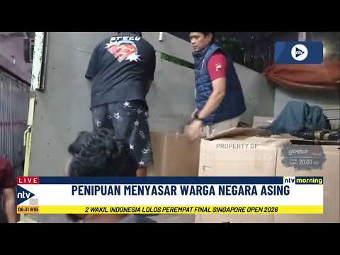 Terbongkar! Markas Love Scam Digerebek Polisi, Pelaku Raup Rp41 M dari WNA | NTV MORNING