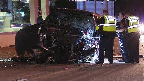 Raw video: Wrong-way driver dies after causing head-on crash on Beltway 8
