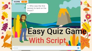 Quiz Game In Scratch| Scratch 3.0 Games| Scratch Games| Scratch 2.0/3.0 Games| Easy Quiz Game