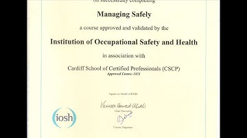 How to Verify IOSH Certificate | How to Check IOSH Certificate Original