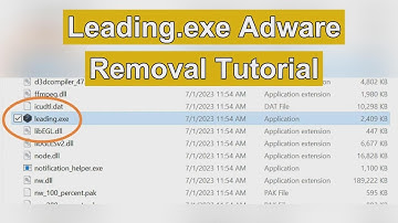 Leading.exe Adware Removal - Uninstall Leading Virus