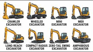 Every Type of Excavator Explained | From Mini to Giant Machines