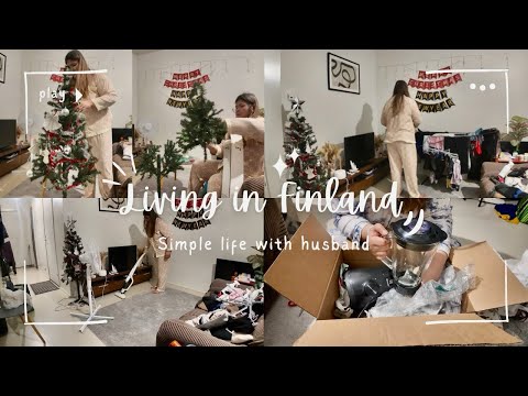 Living in Finland l put away my christmas decor with me 🫶 | Clean & laundry 🧺 with me ✨ | unboxing 📦