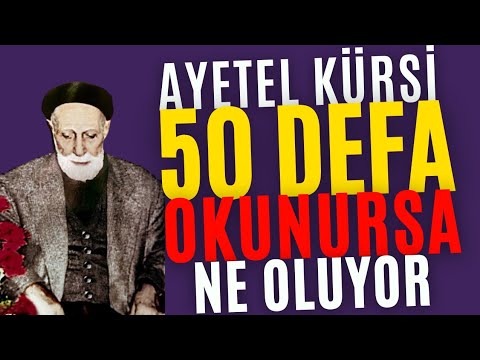 Ayetel Kürsi Günde 50 Defa Okunursa Ne Oluyor ? - Medineli Hacı Osman Akfırat Hoca Efendi (k.s)