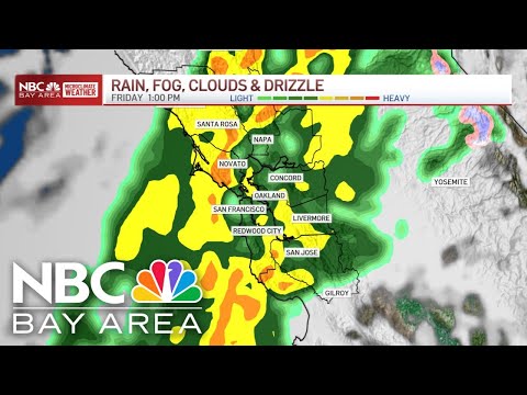 Bay Area forecast: Atmospheric river hits all of the region Friday