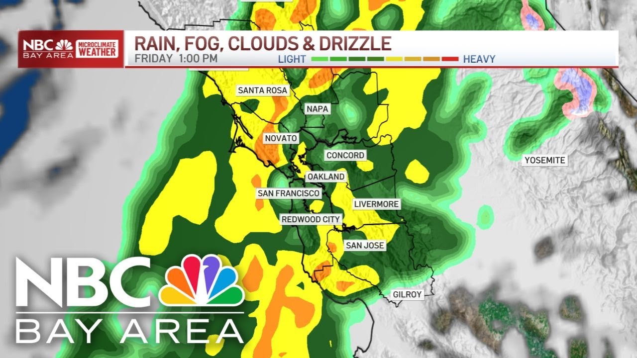 Bay Area forecast: Atmospheric river hits all of the region Friday ...