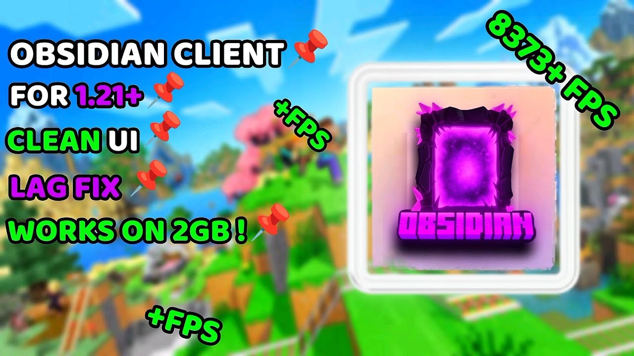 OBSIDIAN GRAPHICS V2.3 DOWNLOAD [FOR 1.21+] - YouTube
