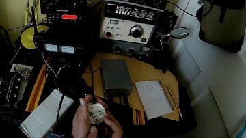 QRP CW Contact with SP/EU4CK using makeshift  diy paddle