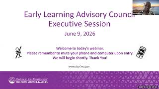 June 9, 2026 Early Learning Advisory Council (ELAC) Meeting