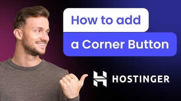 How to add a Corner Button to Hostinger