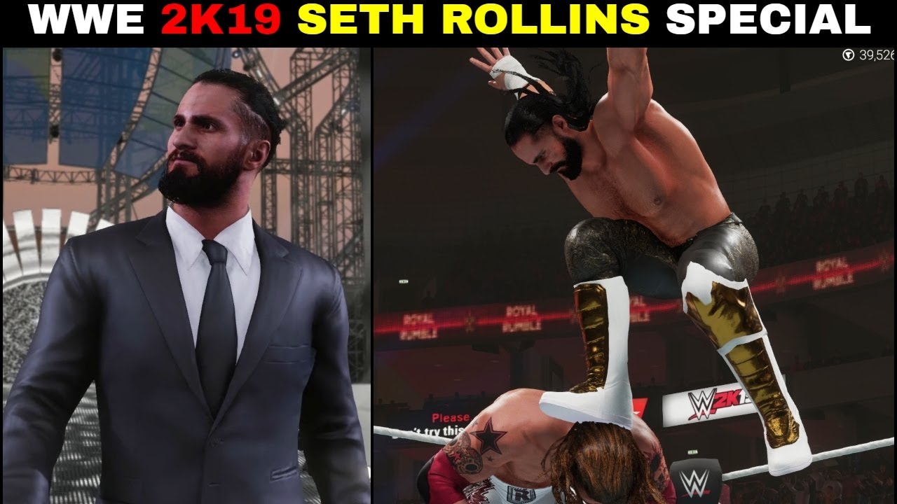 WWE 2K19 'Seth Rollins' Special Gameplay | WWE 2K19 Gameplay LIVE ||