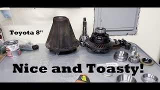 Toyota 4Runner Tacoma 8' V6 2wd 4wd differential rebuild and assembly  Part 5