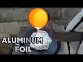 Molten Copper vs Aluminum Foil