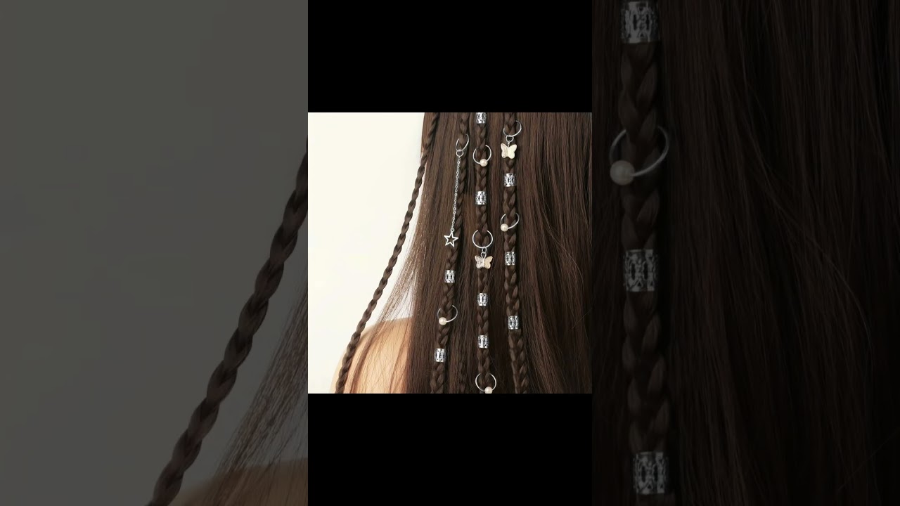 Hair Braids Cuffs – Stylish Charms & Rings for Dreadlocks & Braided Hairstyles