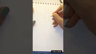 رسم فساتين بنات كيوت|رسم ازياء  فساتين how to draw a dress